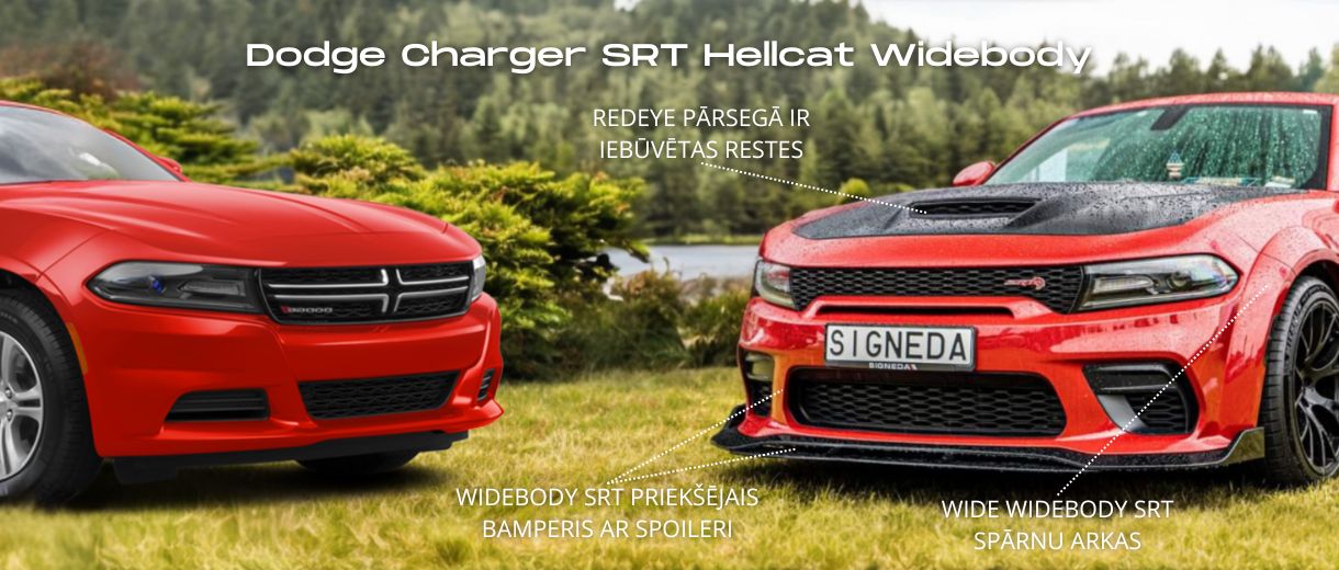 Signeda, Dodge Charger, Charger SRT Hellcat Widebody, Charger SRT Widebody, SRT Widebody